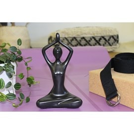 Posture du lotus anjali mudra noir 20 cm