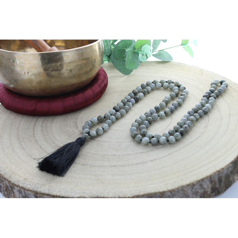 Omsaé - Mala en labradorite 108 perles