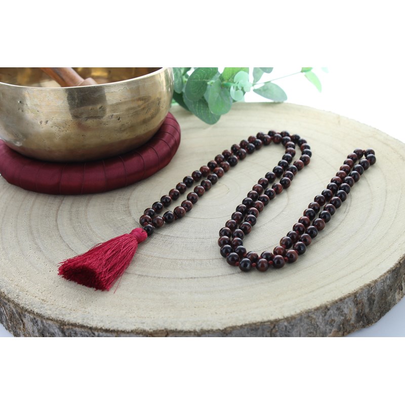 Omsaé - Mala en oeil de taureau 108 perles