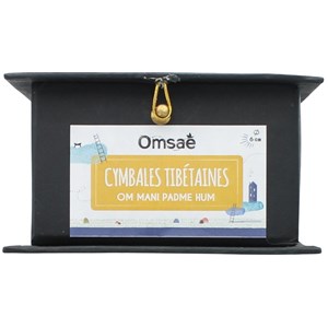 Cymbale tibétaine en bronze grand modèle