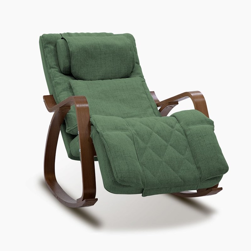 Supra france - Rocking chair massant youki vert - foncé