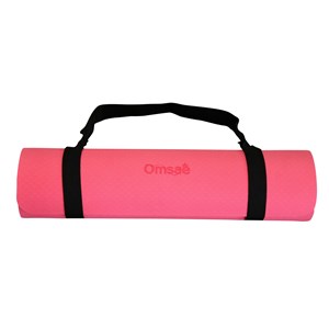 Tapis de yoga en tpe fuschia