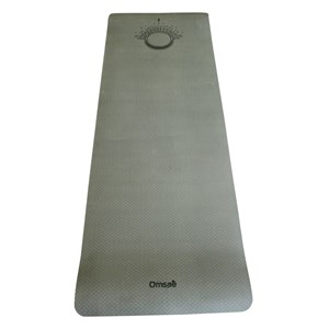 Tapis de yoga en tpe gris