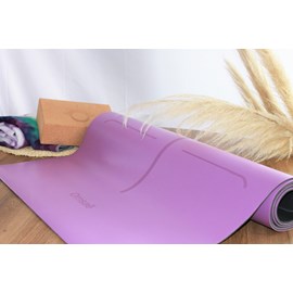 Tapis de yoga prémium violet