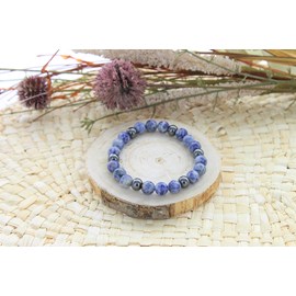 Bracelet sodalite & hématite