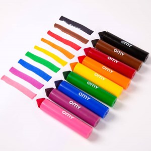 9 Feutres jumbo à pointes géantes