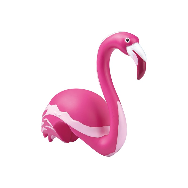 Tête de trottinette flamant rose