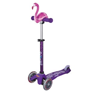 Tête de trottinette flamant rose