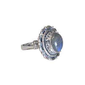 Bague labradorite argent 925 ronde t52