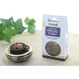 Encens résine grain myrrhe rouge somalie