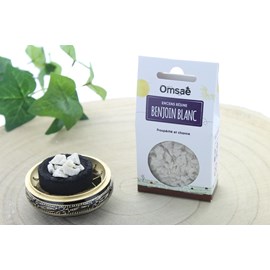 Encens résine morceaux benjoin blanc