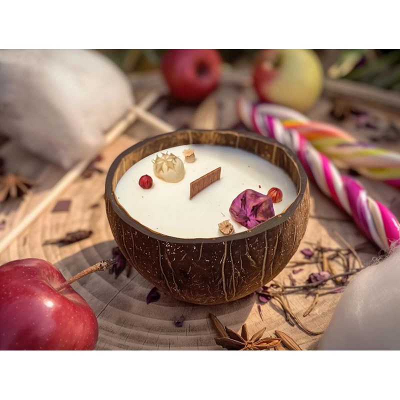 Bougie qui devient plante pomme amour