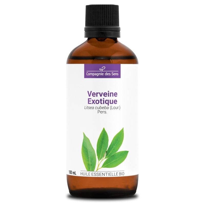 Verveine exotique (litsea cubeba) - huile essentielle bio - 100ml garantie chrom