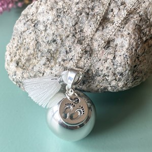 Bola de grossesse argent petit pied