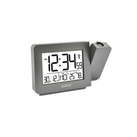 Réveil de voyage avec projection gris