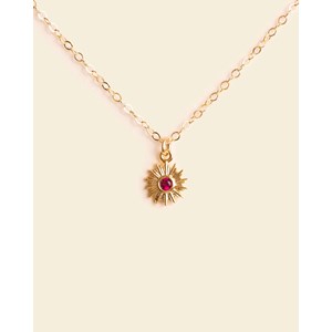 Pendentif soleil ruby sun