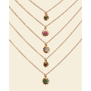 Pendentif soleil ruby sun
