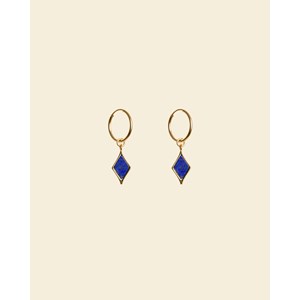 Créoles lapis lazuli