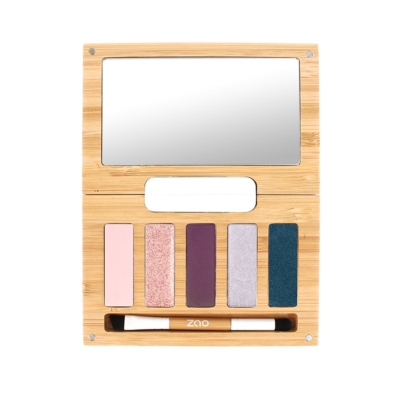 ZAO Make Up - Palette night & roses 5 fards bio zao