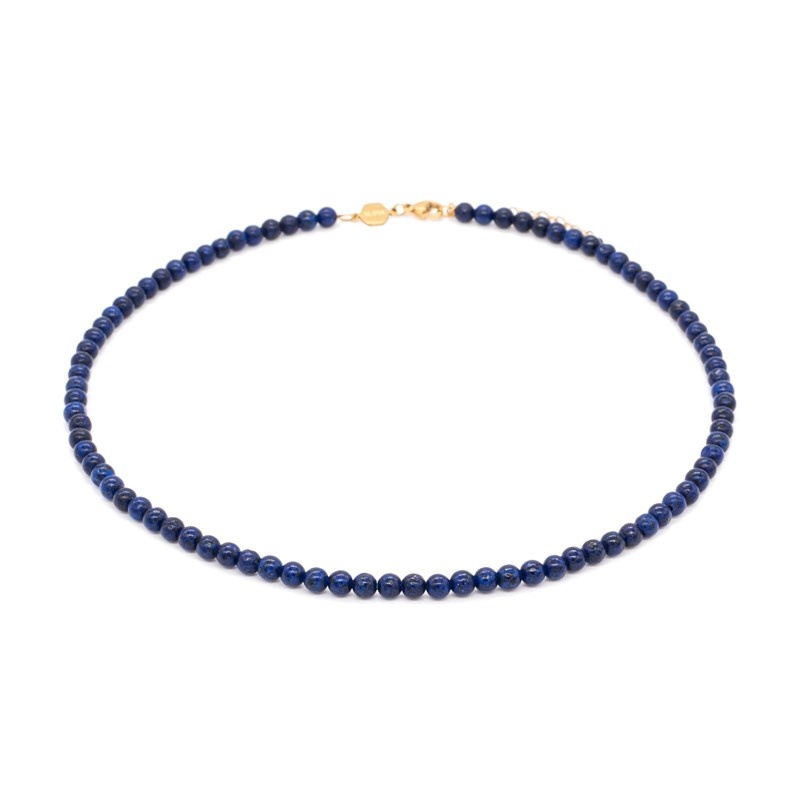 Collier serena en pierres lapis-lazuli