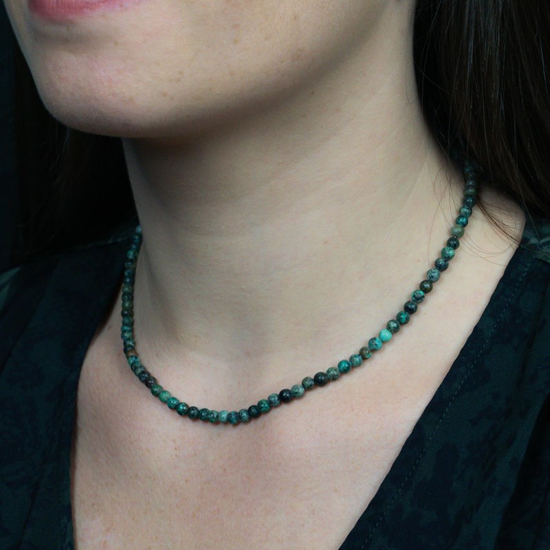 Collier serena en pierres turquoise