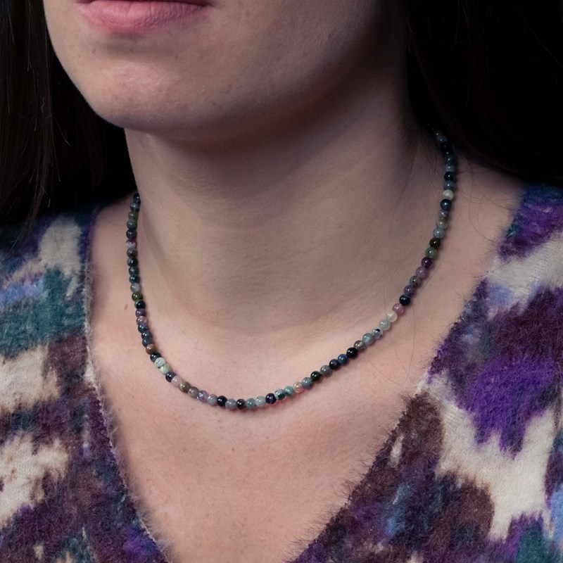 Collier serena en pierres tourmaline