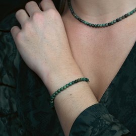 Parure serena en pierres turquoise