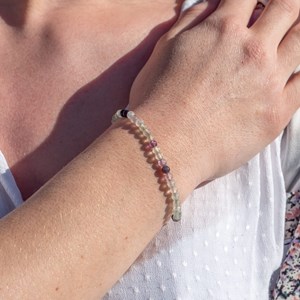Parure serena en pierres fluorite