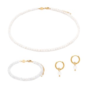 Parure serena en pierres de lune