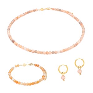 Parure serena en pierres de soleil