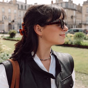 Boucles d'oreilles créoles tourmaline