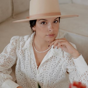 Boucles d'oreilles créoles pierre lune