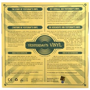 Horloge vinyle recyclé drummer