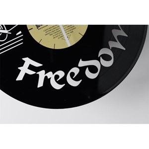 Horloge vinyle recyclé freedom