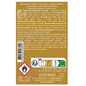 Vaporisateur 75 ml thé et pain d’épices