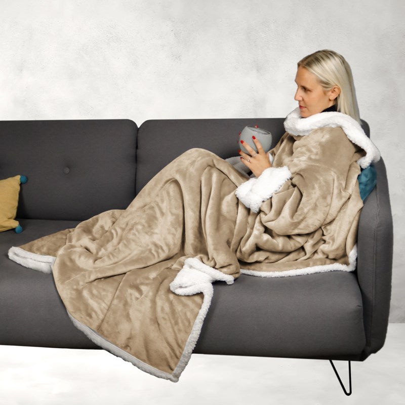 Plaid manches sherpa et flanelle