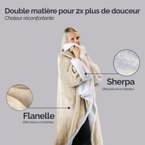Plaid manches sherpa et flanelle 