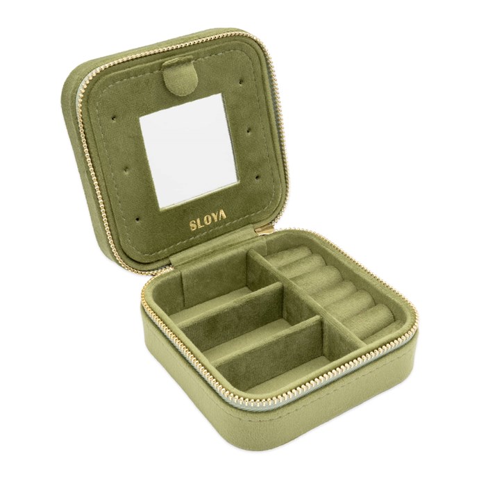 Boite à Bijoux Vert Foret 3 étages - Les Essentiels