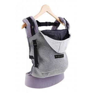 Hoodiecarrier gris flanelle