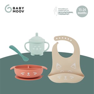 Coffret repas 4 pièces learn'isy renard Orange