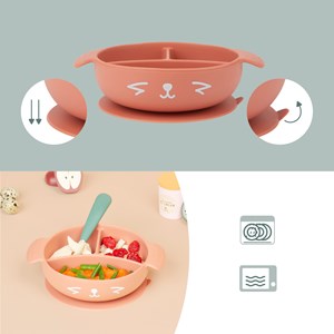 Coffret repas 4 pièces learn'isy renard Orange