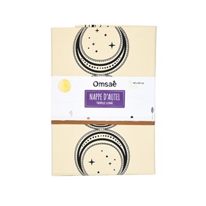 Nappe d'autel triple lune
