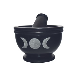 Mortier et pilon en stéatite