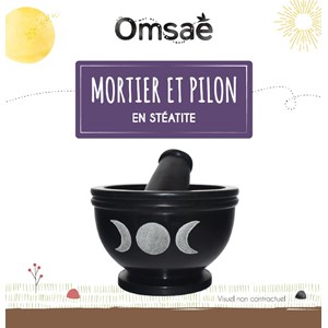 Mortier et pilon en stéatite