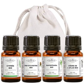 Pack senteur sous bois - lot 4 x 5 ml