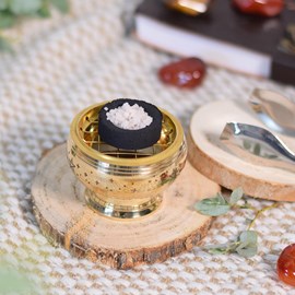 Brûle-encens en laiton