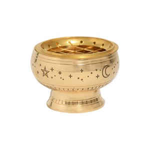 Brûle-encens en laiton