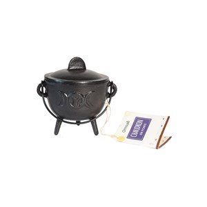 Chaudron en fonte noir diamètre 12 cm