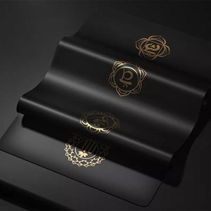 Tapis yoga pro similicuir chakras or 5mm