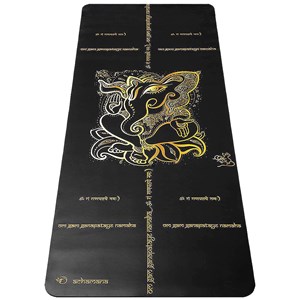 Tapis yoga pro similicuir ganesha 5mm